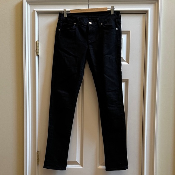 Citizens of Humanity Black Lowrise Stretchy Jeans Sz29 - Picture 1 of 6